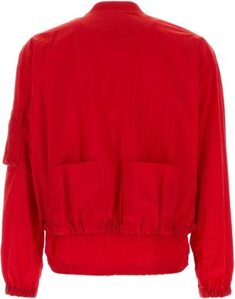 Fendi Mens Fluid Jacket Red Nylon