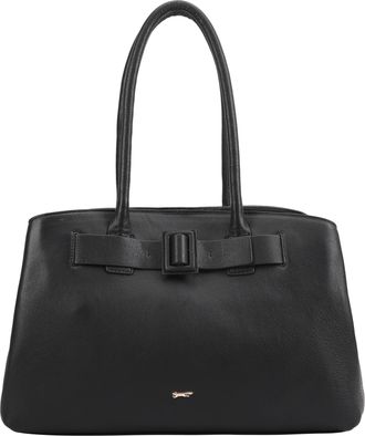 Paul Costelloe Womens Belbo Leather Shoulder Bag - Black - One Size