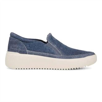 Vionic Womens Kearny Shoes In Denim Blue