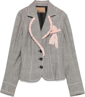 John Galliano Blazer monopetto anni 90 - Grigio