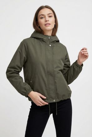 Only Parka ONLY ONLMONIC SPRING HOOD JACKET OTW ZL, Damen, Gr. XL, kalamata, Web, Obermaterial: 92% Polyester, 8% Nylon, unifarben, elastischer Bund, Jacke