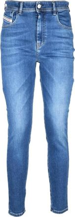 Diesel Slandy High - Dames - Skinny Jeans - Blauw - W26 - Katoen - Jeans