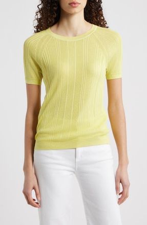Rag & Bone Teresa Rib T-Shirt in Endive at Nordstrom, Size Xx-Small
