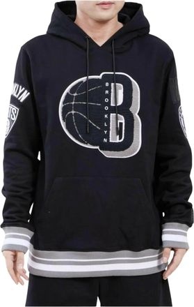 Pro Standard Pro Standard NBA Brooklyn Nets Mash Up Logo P/O Hoodie in Black Men
