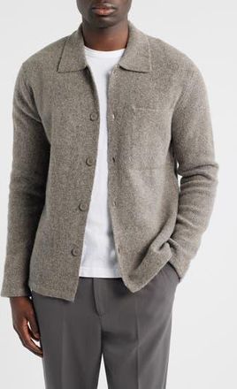 Nn.07 Jonas 6683 Recycled Wool Blend Cardigan in Mable Husk at Nordstrom Rack, Size Xx-Large