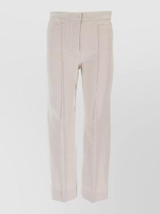 Max Mara long trousers high waist pleats pockets