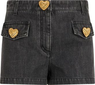 Moschino Mujer, Pantalones cortos, Negro, Talla: S