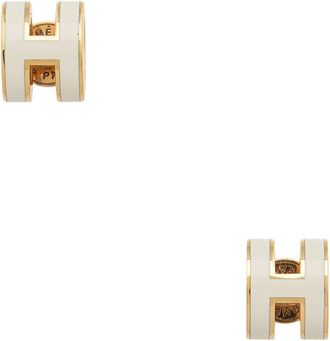 Herm&egrave;s Mini H Pop Earrings (Authentic Pre-Loved)