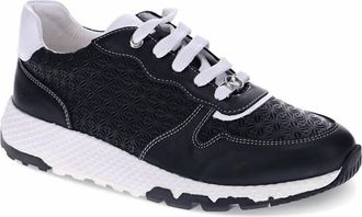 Revere Comfort Shoes Womens Los Angeles Fancy Walking Sneaker In Black