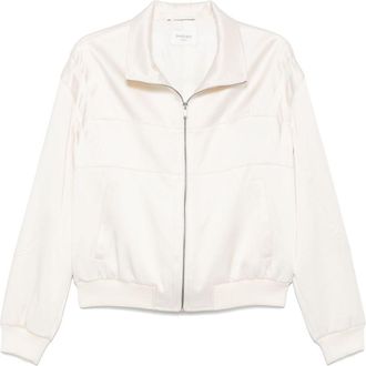 Saint Laurent Mens Satin Bomber Jacket