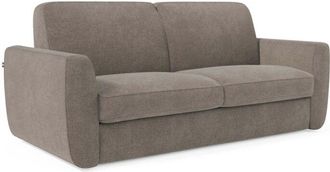 Divani.Store Leonida Sof&aacute; Cama Desenfundable Con Colch&oacute;n De 18 Cm De Altura 202 Cm Topo