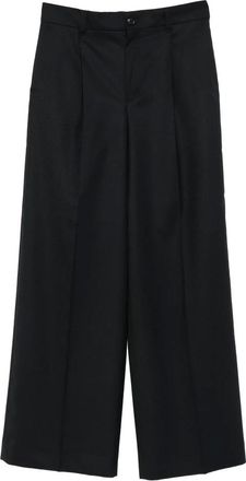 Kenzo Dames, Broeken, Blauw, Maat: 2XS Katoen