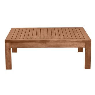 Miliboo Mesa De Centro De Jard&iacute;n De Madera Maciza 90 Cm Salvador