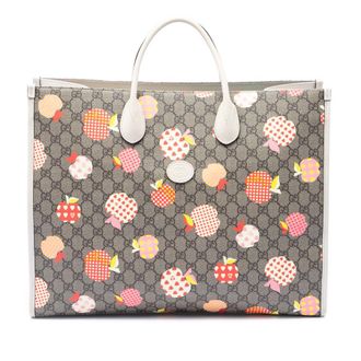 Gucci Pre-owned Gucci Large GG Supreme Les Pommes Apple and Heart Interlocking G Tote Ladies QFNVUL2HSW3TP4H2