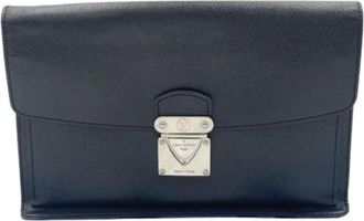 Louis Vuitton Pre-owned Clutches, male, Black, Size: ONE SIZE Pre-owned Vintage Clutch Bag