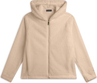 Freddy Felpa donna con cappuccio e zip in tessuto teddy