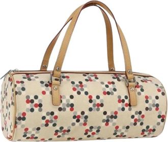 Burberry Pre-owned Handbags, female, Beige, Size: ONE SIZE Pre-owned Vintage Canvas Handbag