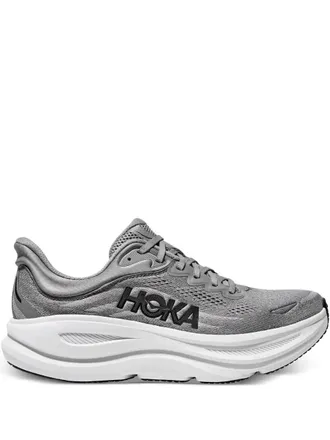 Hoka One One One Bondi 9 sneakers - men - Fabric/Fabric/Rubber - 11.5 - Grey