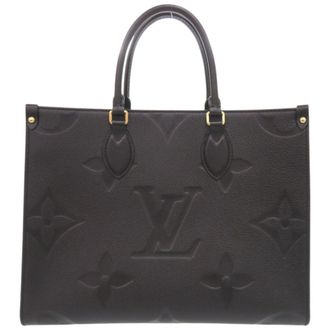 Louis Vuitton Black Noir Monogram Empreinte Tote Bag (Pre-Owned)