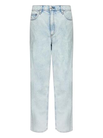 Rag & Bone logo-patch jeans - Blue