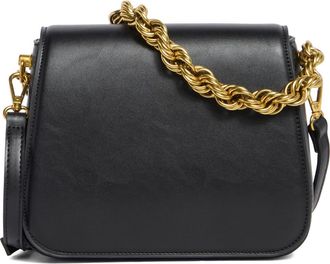 BCBGeneration Twisted Top Handle Saddle Bag in Black at Nordstrom Rack