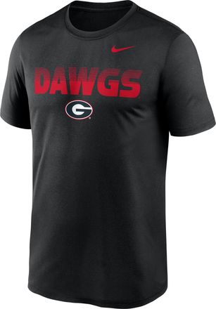 Nike Georgia Primetime Kinetic Mantra Legend Nike Mens Dri-FIT College T-Shirt in Black | NKGK00ANGB-XP8