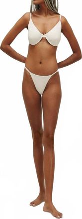 Haight Adjustable Tina Bikini Top In Off White