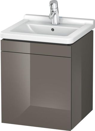 Duravit Duravit L-cube Mueble De Pared, 1 Puerta, Con Bisagra A La Izquierda, 460mm, Para Starck 3 030348, Color: Laca De Color Gris Franela De Alto Brillo - 