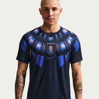 Nike Uruguay 2026 Stadium Away Nike Mens Dri-FIT Soccer Replica Jersey in Blue | IO4681-451