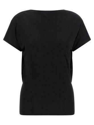 Jacquemus Zwarte Viscose T-Shirt