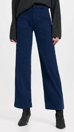 ASKK NY Sailor Twill Trousers In Navy