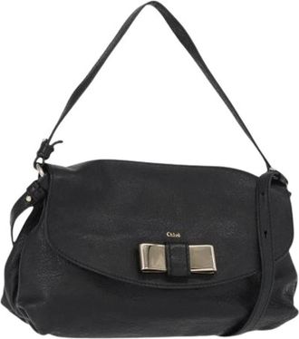 Chlo&eacute; Pre-owned Shoulder Bags, female, Black, Size: ONE SIZE Pre-owned Hand Bag