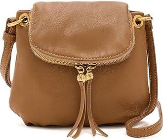 Hobo Fern Zip-Flap Crossbody Cross Body Womens Handbags Timber Brown, Leather