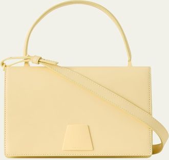 Akris Alice Small Leather Top-Handle Bag