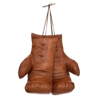 Atmosphera Atmosphera - Guantes De Boxeo Loft - Marr&oacute;n - Cuero 25x7x14 Cm Cr&eacute;ateur DInt&eacute;rieur