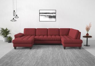 Sit&more Wohnlandschaft »Westham U-Form« wahlweise mit Bettfunktion, Bettkasten, Sitztiefenverstellung