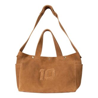 10 Days Dames, Tassen, Bruin, Maat: ONE Size Su&egrave;de