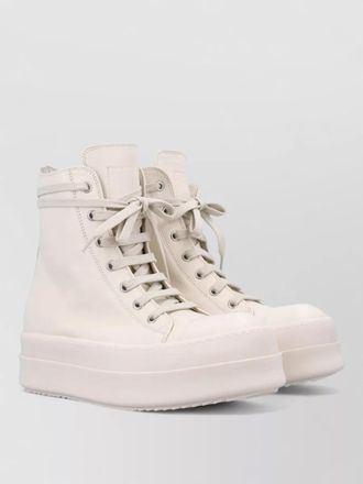 Rick Owens leather mega bumper above-ankle boots