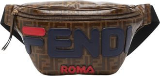 Fendi Zucca Brown Multi-Color Pvc Sling Bag (Pre-Owned)