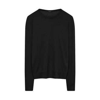 Joseph Joseph, Round-neck Knitwear, female, Black, Size: L Cashair Round-neck Jumper