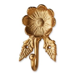 Tag Antique Brass Gold Flower Wall Hook Decorative Home Decor at Nordstrom