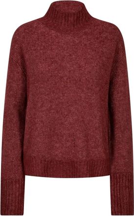 Mos Mosh Turtleneck - Dames - Coltruien - Bruin - S - Truien & Vesten