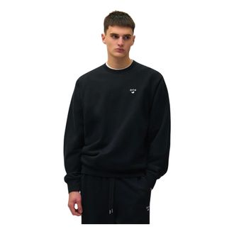 Arte Sweatshirts, male, Black, Size: M Heart Logo Crewneck