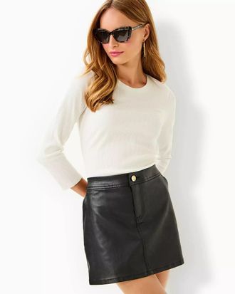 Lilly Pulitzer Colette Stretch Coated Skirt