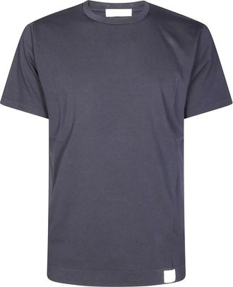 Daniele Fiesoli Tops, Heren, Blauw, S, Katoen, T-shirt DF 0627