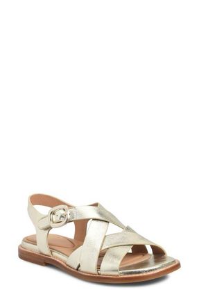 S&ouml;fft Nancy Slingback Sandal in Platino at Nordstrom, Size 8.5