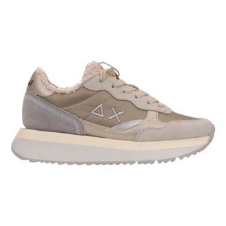 Sun 68 Sneakers, female, Beige, Size: 6 US Sneakers