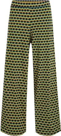 King Louie Sara Pants Drift - Dames - Wijde Broeken - Groen - S - Broeken