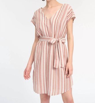 Splendid Striped Savannah Dress In Pink