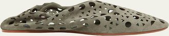 Alaia Neo Vienne Suede Slippers